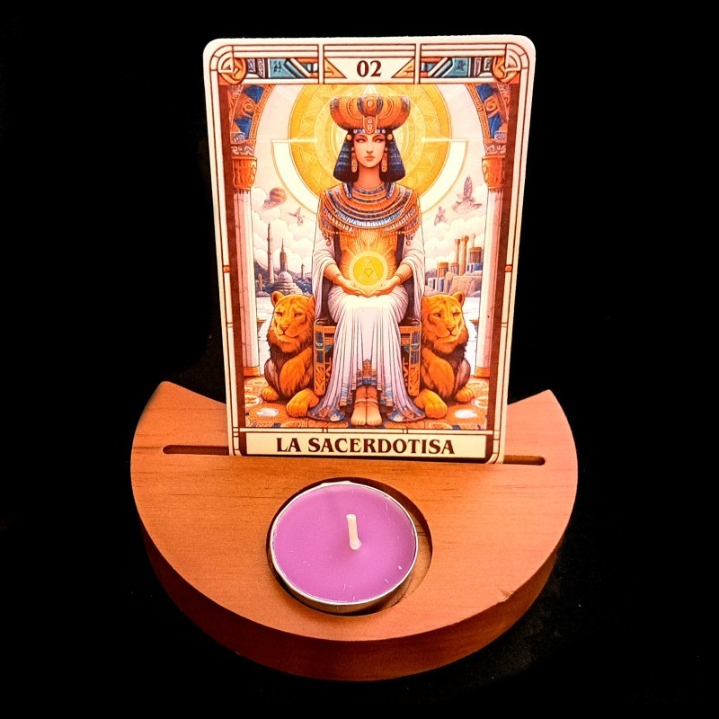 Porta Carta Tarot y Vela