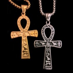 Ankh Grabado con cadena