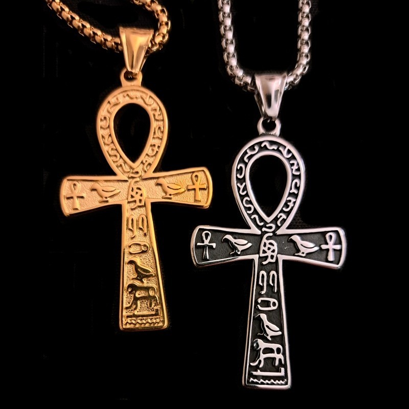 Ankh Grabado con cadena
