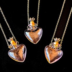 Collar Botellita Corazón
