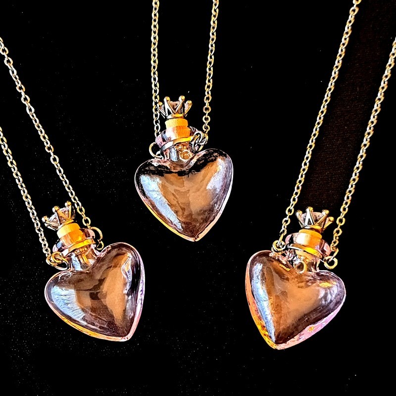 Collar Botellita Corazón