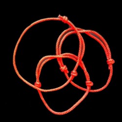Pulsera Roja 2 Nudos