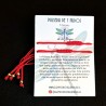 Pulsera Roja 7 Nudos (2 un)