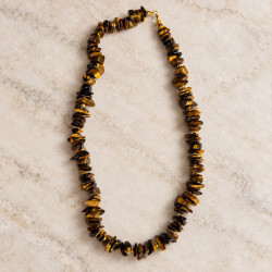 Collar Ojo de Tigre Vintage